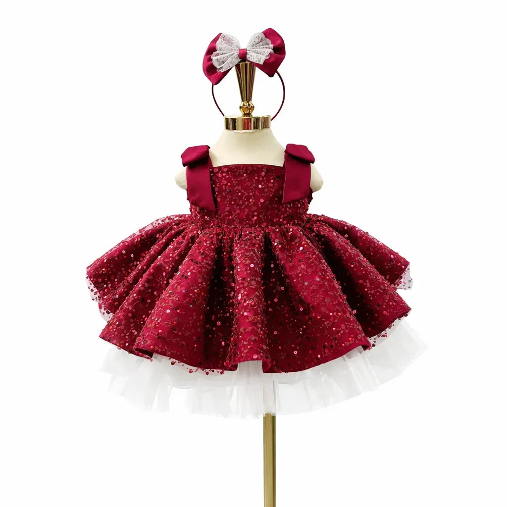 Sequin Dress Baby Girl - Tiny Glam