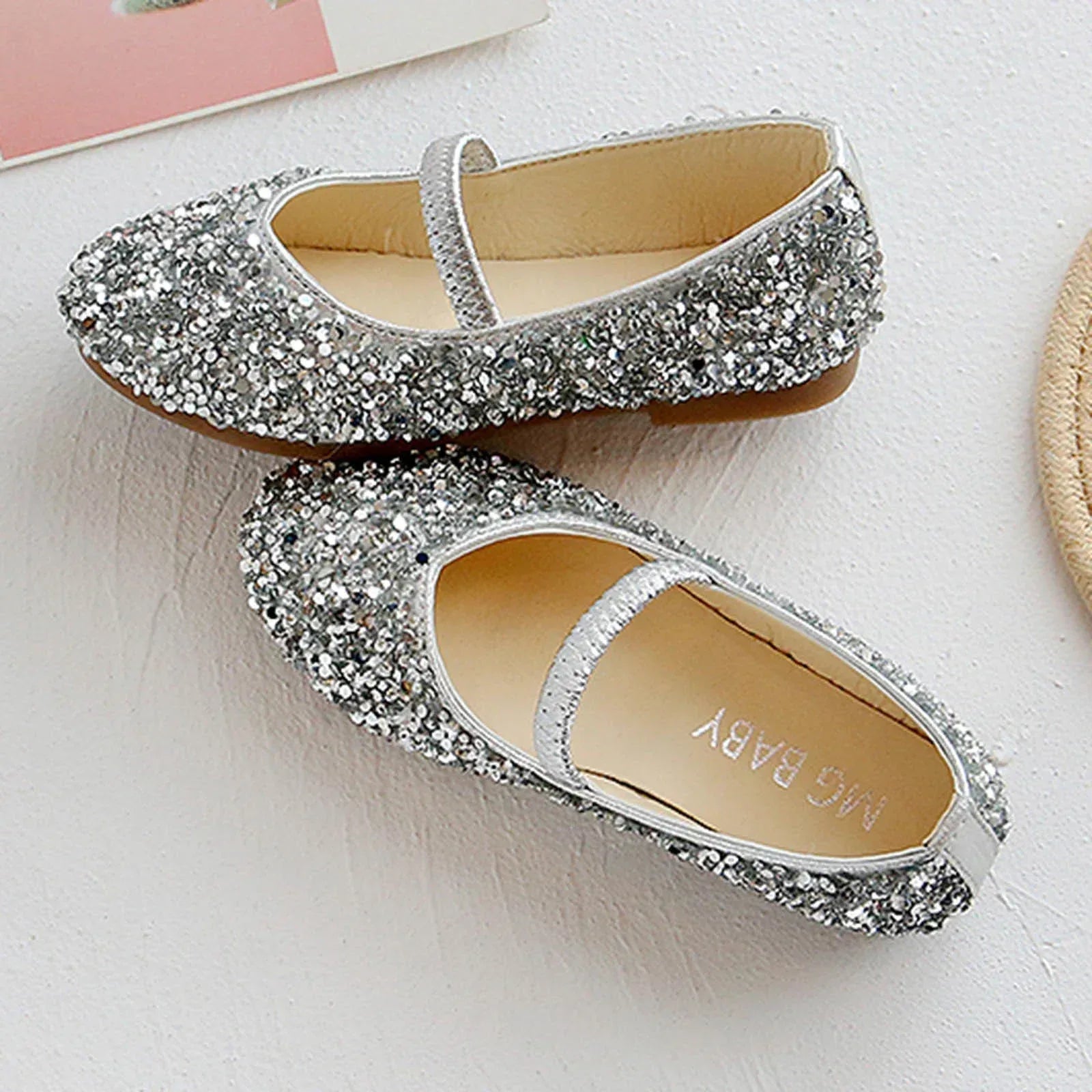 9-10 Years Princess Nonslip Flats Shoes - Tiny Glam