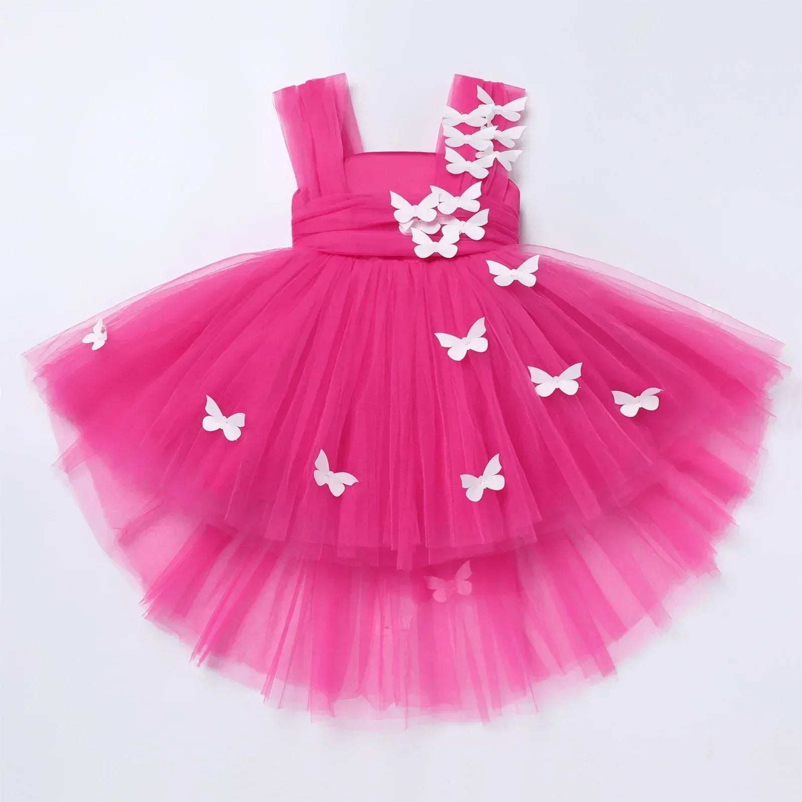 Tulle Tutu Wedding Pageant Evening Prom Ball Gown - Tiny Glam