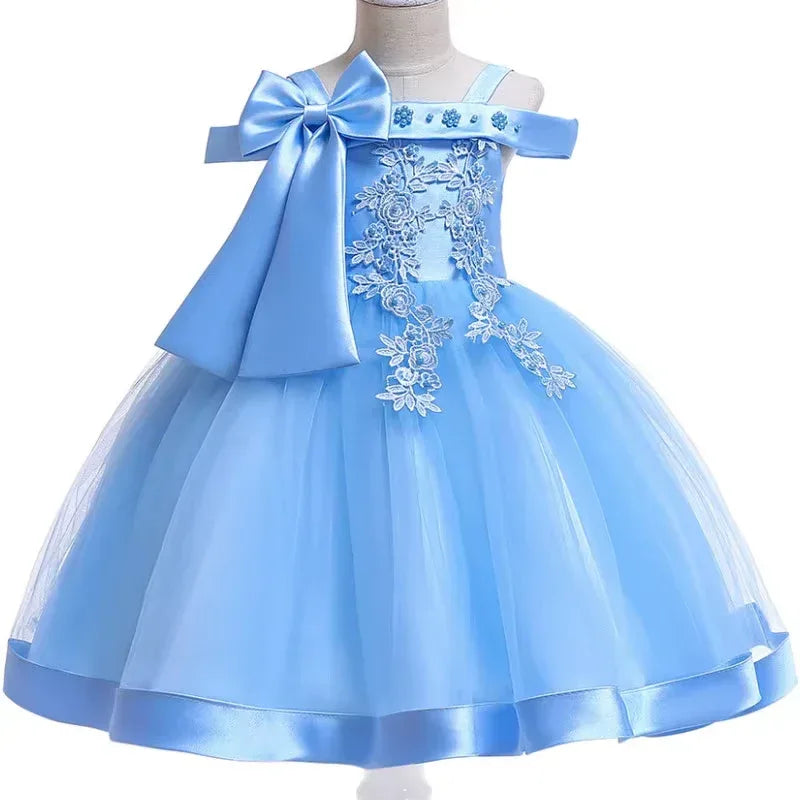 Summer Flower Girls Dress Princess Wedding Dress - Tiny Glam