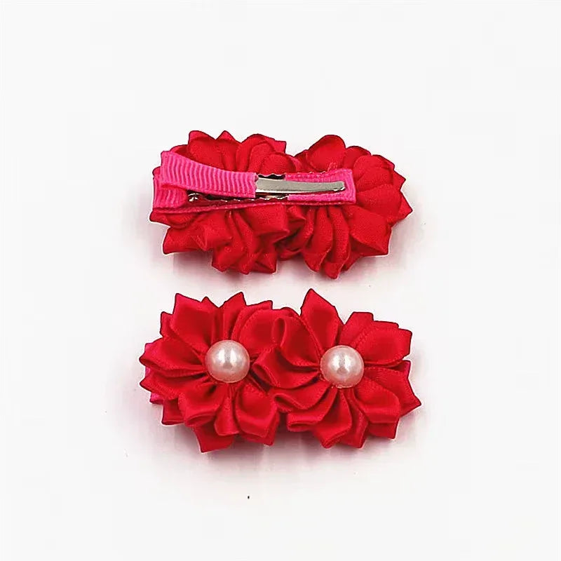 2Pcs/Lot Fashion Baby Girl Mini Hair Clip Pin - Tiny Glam