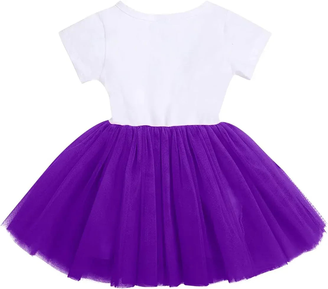 Baby Girls Newborn It'S My 1St/2Nd Birthday Cake Smash Dress - Tiny Glam