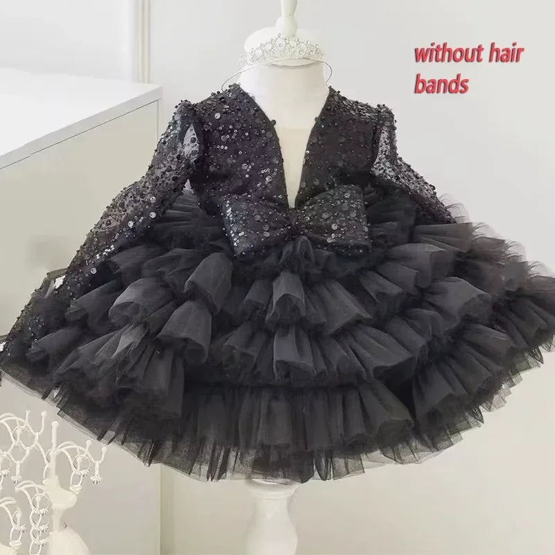 Princess Girls Sequined Ball Gown Party - Tiny Glam