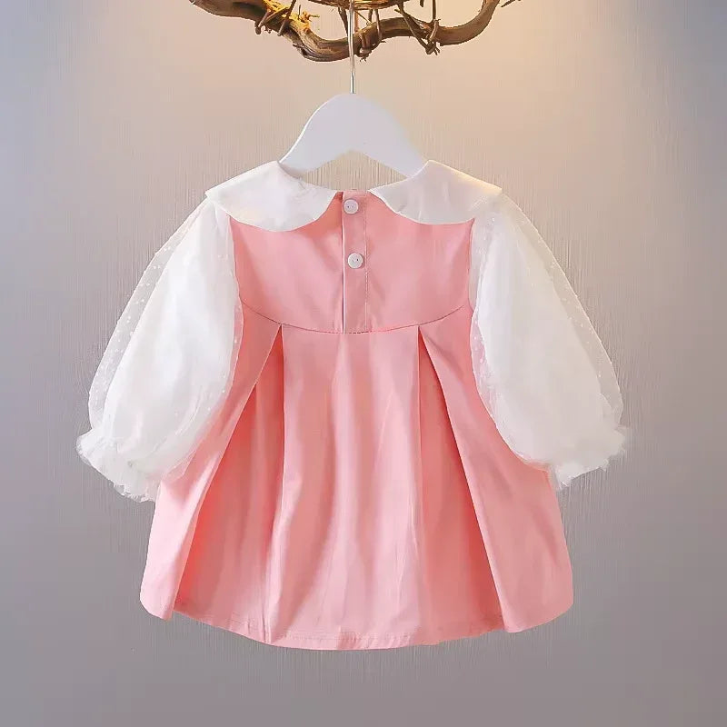 Spring Newborn Baby Girl Dress - Tiny Glam