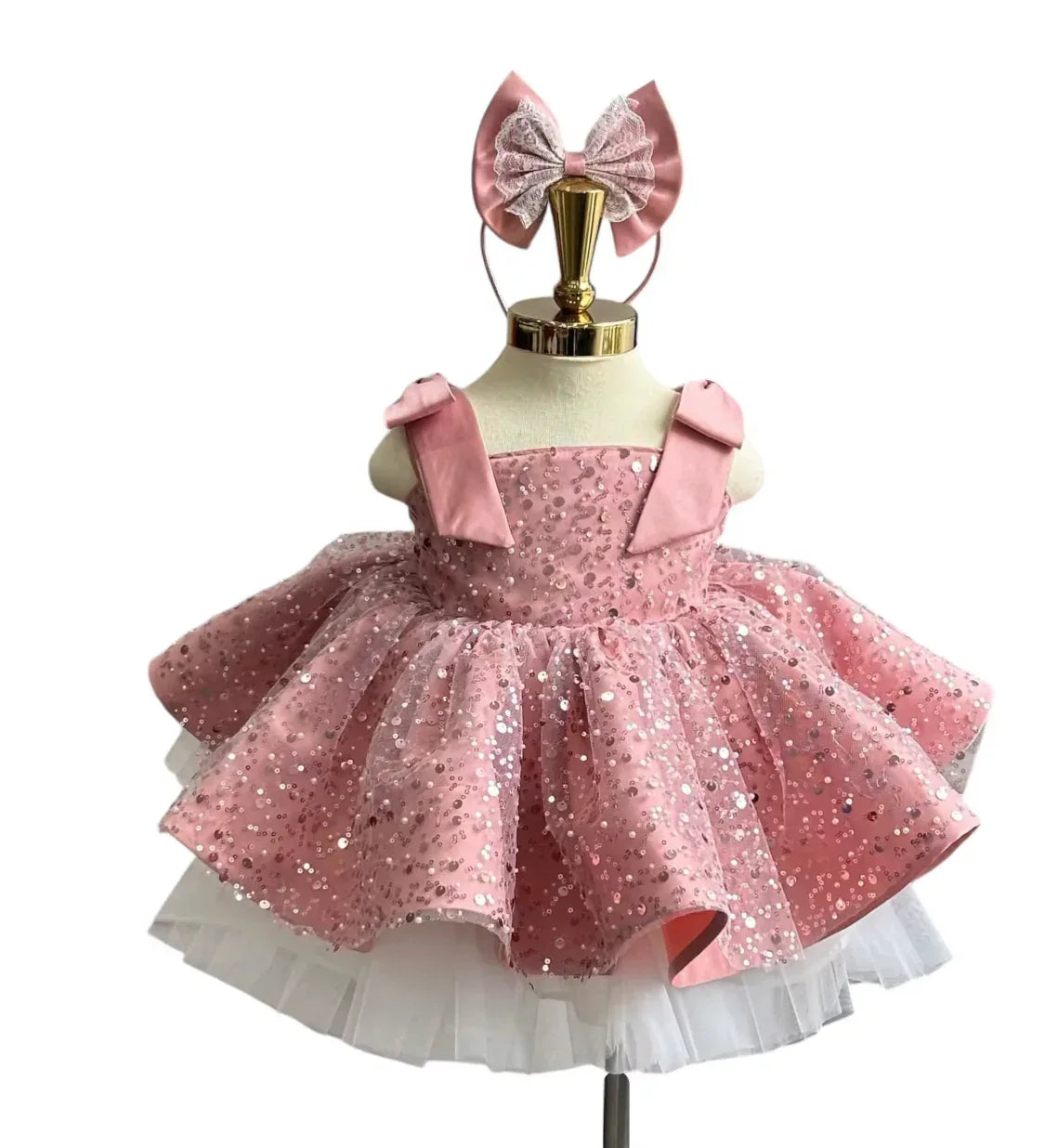 Sequin Dress Baby Girl - Tiny Glam