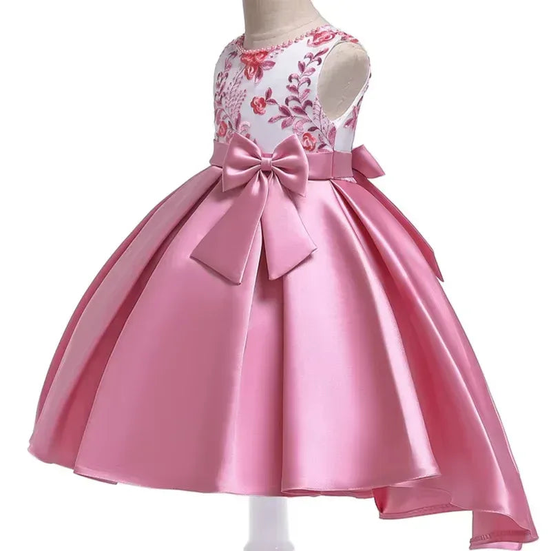 Summer Flower Girls Dress Princess Wedding Dress - Tiny Glam