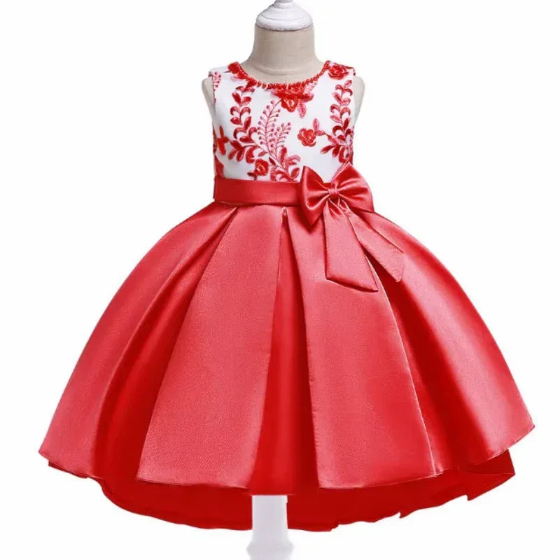 Summer Flower Girls Dress Princess Wedding Dress - Tiny Glam